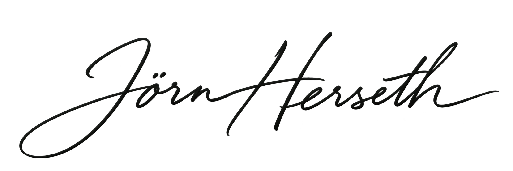 Unterschrift von Joern Herseth